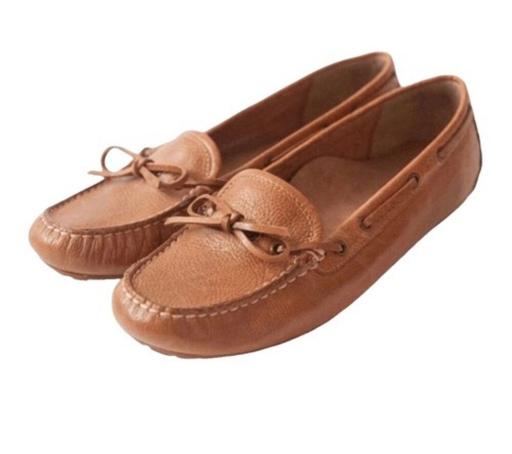 ABEO BioSystem Metatarsal Leather Driving Loafers Moccasins Tan Women’s 7.5M